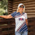 Custom Baseball 2024 USA Women Polo Shirt Go United States - Wonder Print Shop