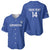Uzbekistan Football Custom Baseball Jersey Come On White Wolves Blue - Wonder Print Shop