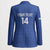 Uzbekistan Football Custom Blazer Come On White Wolves Blue - Wonder Print Shop