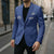 Uzbekistan Football Custom Blazer Come On White Wolves Blue - Wonder Print Shop