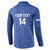 Uzbekistan Football Custom Button Sweatshirt Come On White Wolves Blue - Wonder Print Shop