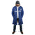 Uzbekistan Football Custom Cloak Come On White Wolves Blue - Wonder Print Shop