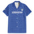 Uzbekistan Football Custom Family Matching Mermaid Dress and Hawaiian Shirt Come On White Wolves Blue - Wonder Print Shop