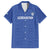Uzbekistan Football Custom Family Matching Tank Maxi Dress and Hawaiian Shirt Come On White Wolves Blue - Wonder Print Shop