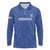 Uzbekistan Football Custom Long Sleeve Polo Shirt Come On White Wolves Blue - Wonder Print Shop