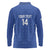 Uzbekistan Football Custom Long Sleeve Polo Shirt Come On White Wolves Blue - Wonder Print Shop