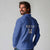 Uzbekistan Football Custom Long Sleeve Polo Shirt Come On White Wolves Blue - Wonder Print Shop