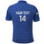Uzbekistan Football Custom Polo Shirt Come On White Wolves Blue - Wonder Print Shop