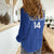 Uzbekistan Football Custom Women Casual Shirt Come On White Wolves Blue - Wonder Print Shop