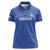 Uzbekistan Football Custom Women Polo Shirt Come On White Wolves Blue - Wonder Print Shop