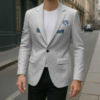 Uzbekistan Football Custom Blazer Come On White Wolves White - Wonder Print Shop