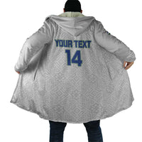 Uzbekistan Football Custom Cloak Come On White Wolves White - Wonder Print Shop