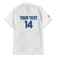 Uzbekistan Football Custom Hawaiian Shirt Come On White Wolves White - Wonder Print Shop