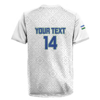 Uzbekistan Football Custom Rugby Jersey Come On White Wolves White - Wonder Print Shop