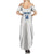 Uzbekistan Football Custom Summer Maxi Dress Come On White Wolves White - Wonder Print Shop