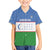 Uzbekistan Football Custom Kid Hawaiian Shirt Come On White Wolves Flag Style - Wonder Print Shop