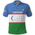 Uzbekistan Football Custom Polo Shirt Come On White Wolves Flag Style - Wonder Print Shop