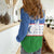 Uzbekistan Football Custom Women Casual Shirt Come On White Wolves Flag Style - Wonder Print Shop