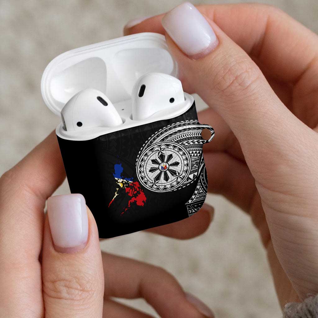 Philippines Strong AirPods Case Filipino Map Polynesian Tattoo - Wonder Print Shop