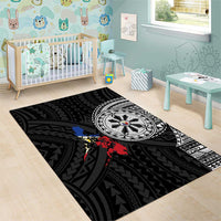 Philippines Strong Area Rug Filipino Map Polynesian Tattoo - Wonder Print Shop