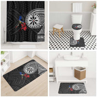 Philippines Strong Bathroom Set Filipino Map Polynesian Tattoo - Wonder Print Shop