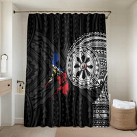 Philippines Strong Bathroom Set Filipino Map Polynesian Tattoo - Wonder Print Shop