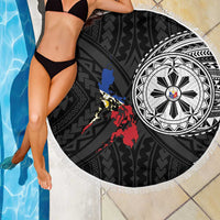 Philippines Strong Beach Blanket Filipino Map Polynesian Tattoo - Wonder Print Shop