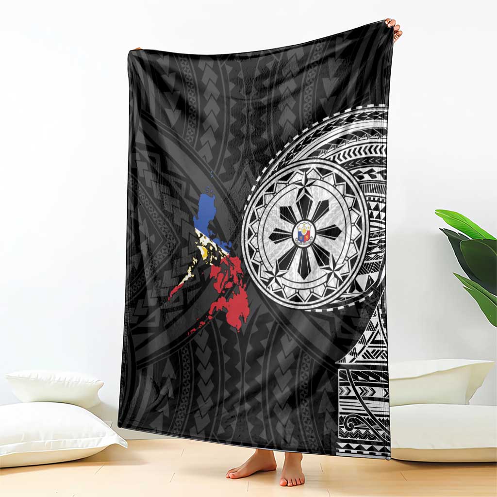 Philippines Strong Blanket Filipino Map Polynesian Tattoo - Wonder Print Shop