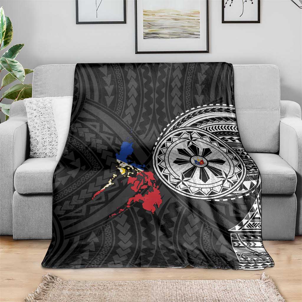 Philippines Strong Blanket Filipino Map Polynesian Tattoo - Wonder Print Shop