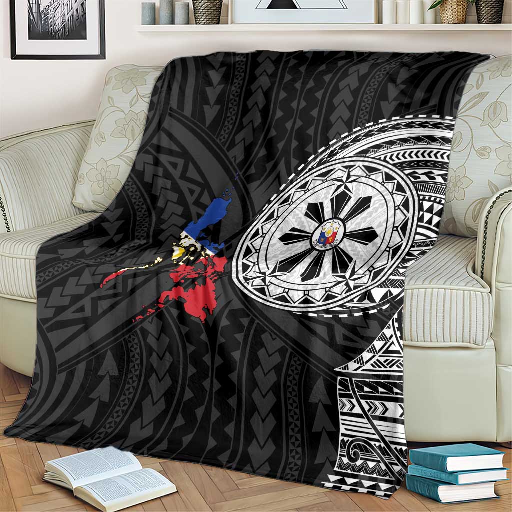 Philippines Strong Blanket Filipino Map Polynesian Tattoo - Wonder Print Shop