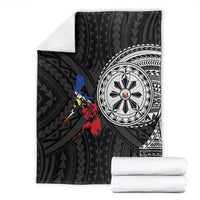 Philippines Strong Blanket Filipino Map Polynesian Tattoo - Wonder Print Shop