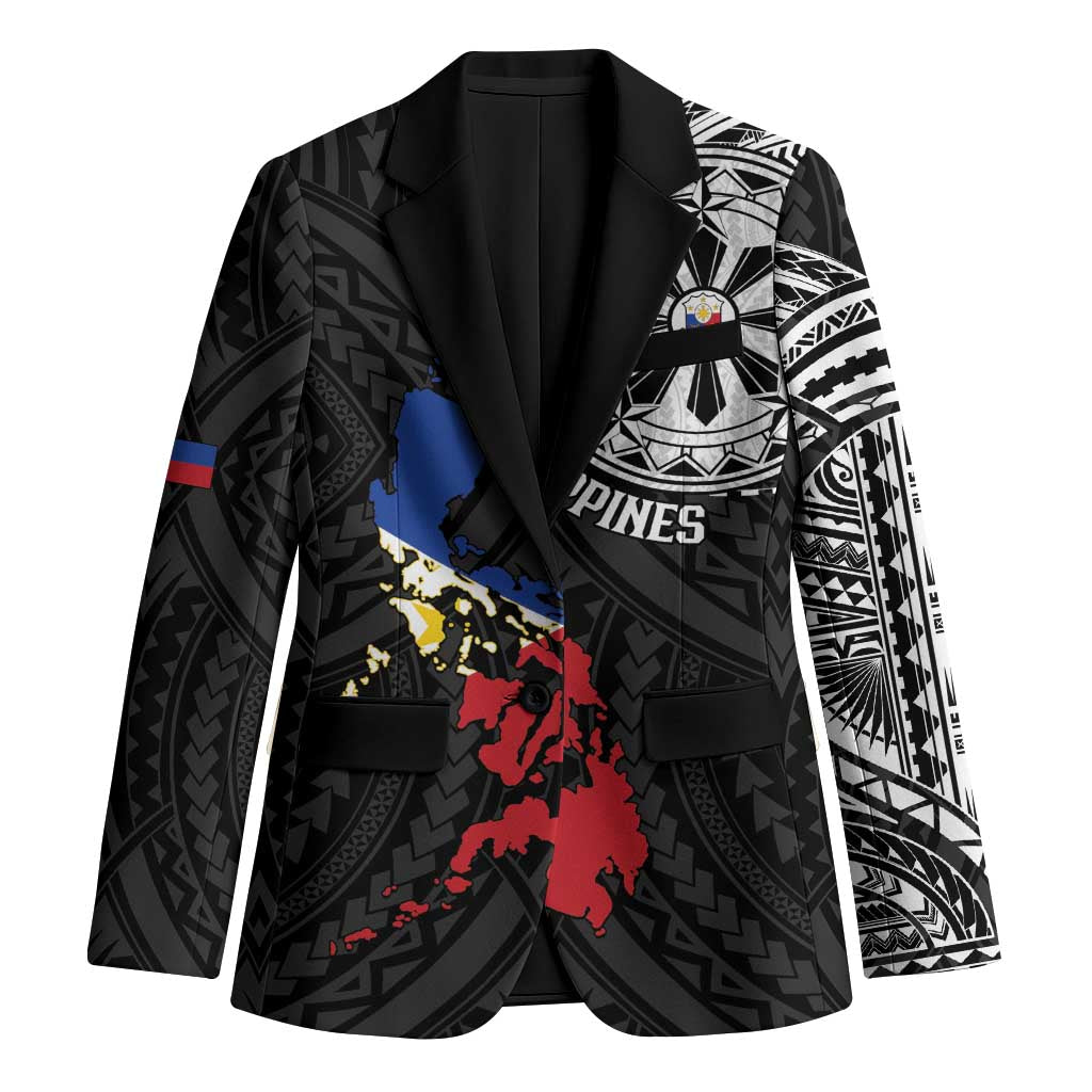Philippines Strong Blazer Filipino Map Polynesian Tattoo - Wonder Print Shop