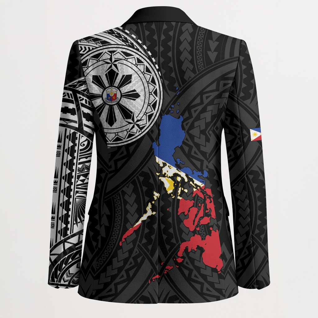 Philippines Strong Blazer Filipino Map Polynesian Tattoo - Wonder Print Shop