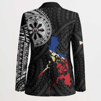 Philippines Strong Blazer Filipino Map Polynesian Tattoo - Wonder Print Shop