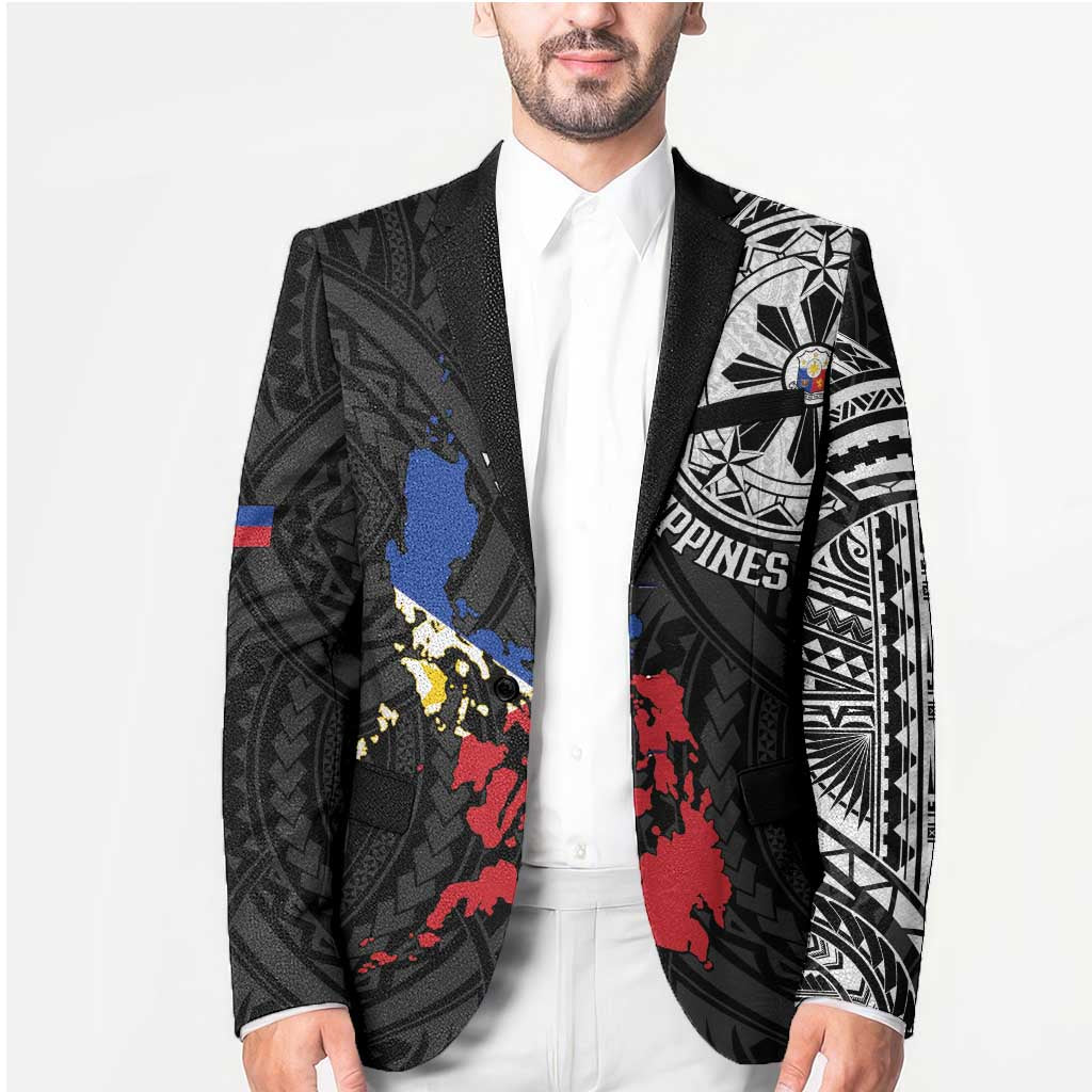 Philippines Strong Blazer Filipino Map Polynesian Tattoo - Wonder Print Shop