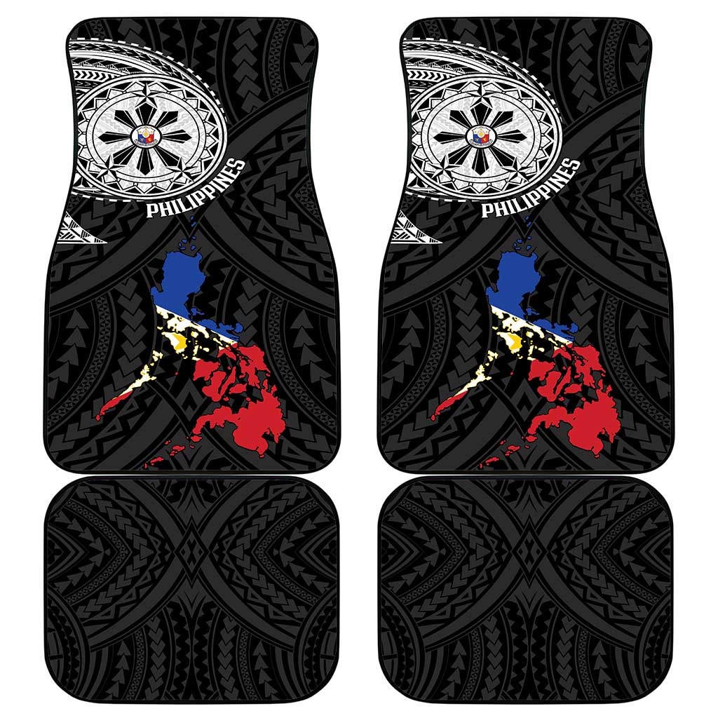 Philippines Strong Car Mats Filipino Map Polynesian Tattoo - Wonder Print Shop