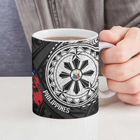 Philippines Strong Ceramic Mug Filipino Map Polynesian Tattoo - Wonder Print Shop