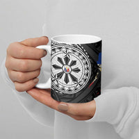 Philippines Strong Ceramic Mug Filipino Map Polynesian Tattoo - Wonder Print Shop