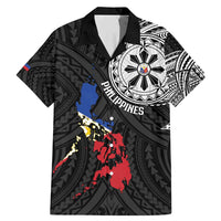 Philippines Strong Family Matching Mermaid Dress and Hawaiian Shirt Filipino Map Polynesian Tattoo - Wonder Print Shop