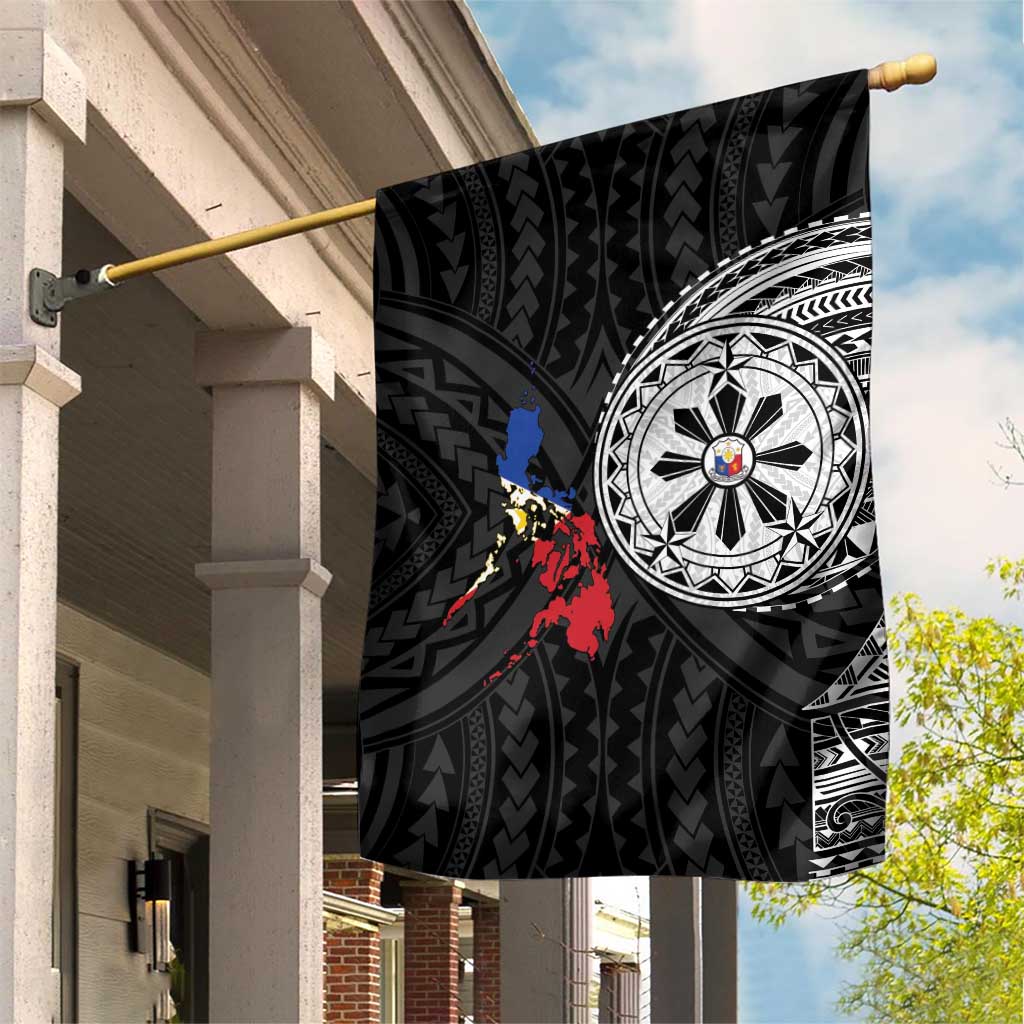 Philippines Strong Garden Flag Filipino Map Polynesian Tattoo - Wonder Print Shop