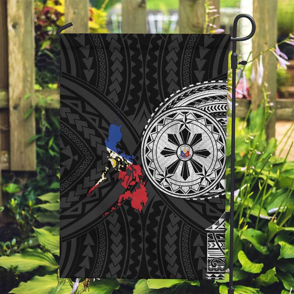 Philippines Strong Garden Flag Filipino Map Polynesian Tattoo - Wonder Print Shop