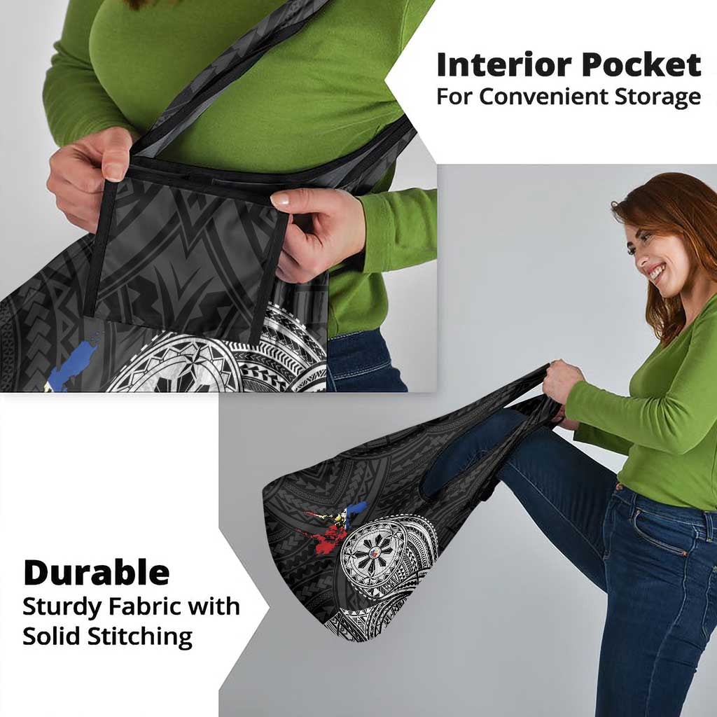 Philippines Strong Grocery Bag Filipino Map Polynesian Tattoo - Wonder Print Shop