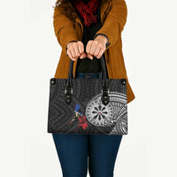 Philippines Strong Leather Bag Filipino Map Polynesian Tattoo - Wonder Print Shop