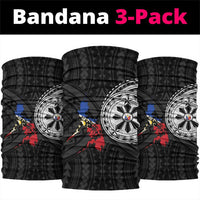 Philippines Strong Neck Gaiter Filipino Map Polynesian Tattoo - Wonder Print Shop