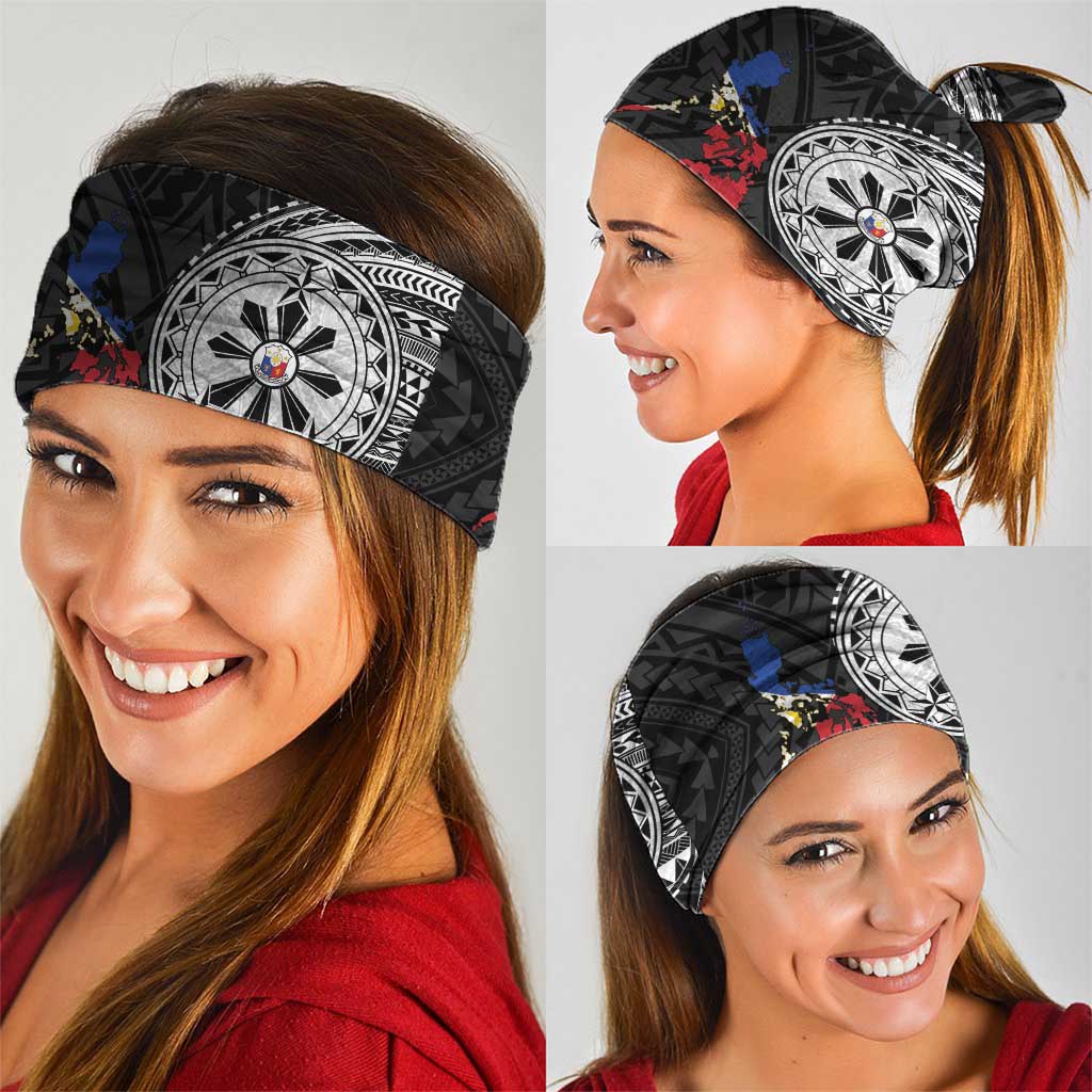 Philippines Strong Neck Gaiter Filipino Map Polynesian Tattoo - Wonder Print Shop