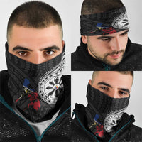 Philippines Strong Neck Gaiter Filipino Map Polynesian Tattoo - Wonder Print Shop