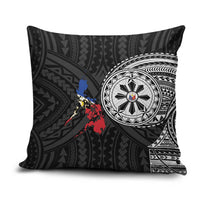 Philippines Strong Pillow Cover Filipino Map Polynesian Tattoo - Wonder Print Shop
