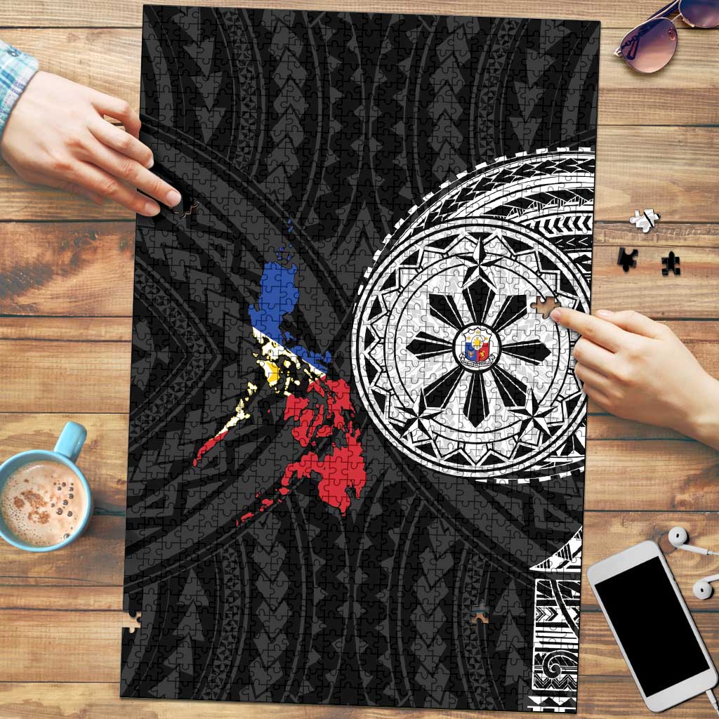 Philippines Strong Puzzle Filipino Map Polynesian Tattoo - Wonder Print Shop