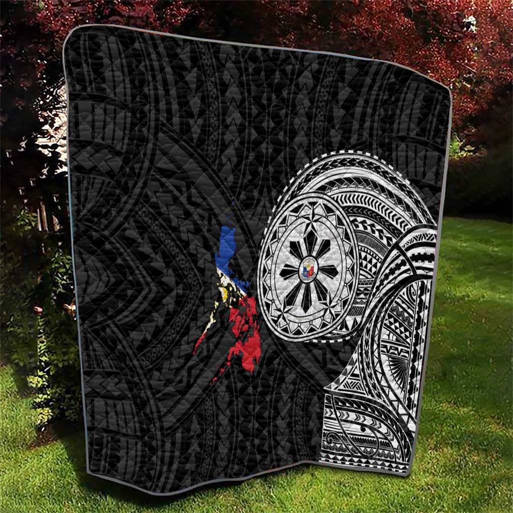 Philippines Strong Quilt Filipino Map Polynesian Tattoo - Wonder Print Shop