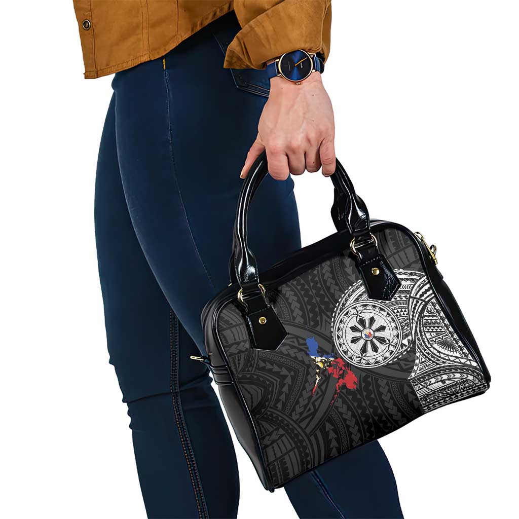 Philippines Strong Shoulder Handbag Filipino Map Polynesian Tattoo - Wonder Print Shop